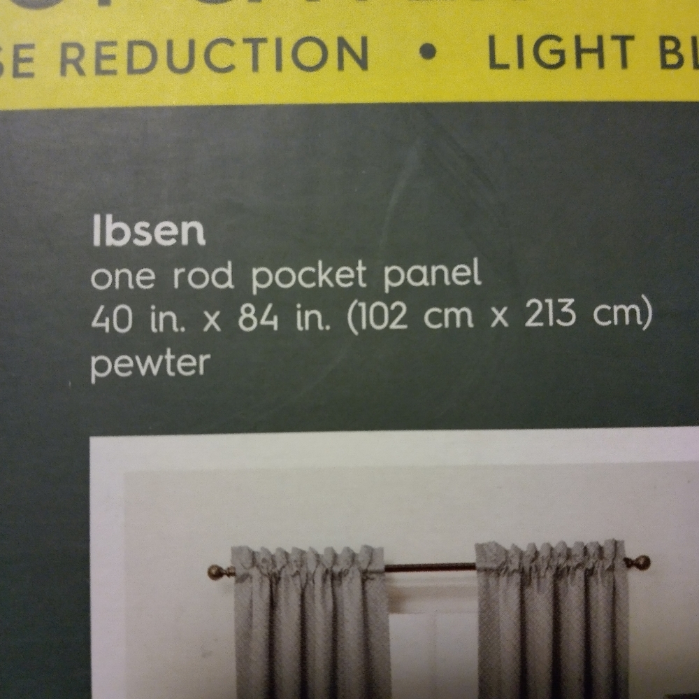 1 gray patterned light blocking panel - Picture 6 of 6